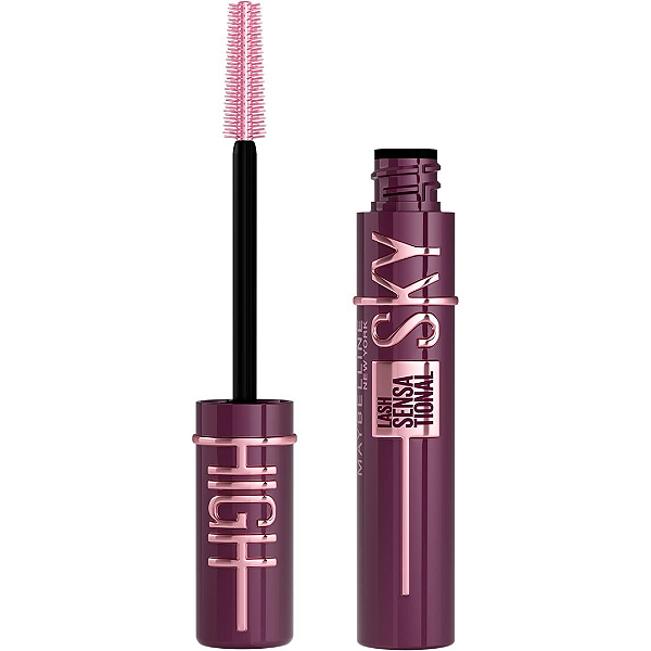 Máscara de Cílios Maybelline Lash Sensational Sky High Lengthening Mascara | Cor: Burgundy Haze