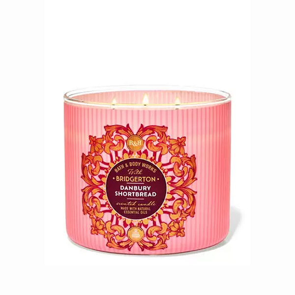 Vela Bath & Body Works Bridgerton Danbury Shortbread 411g | Edição Limitada