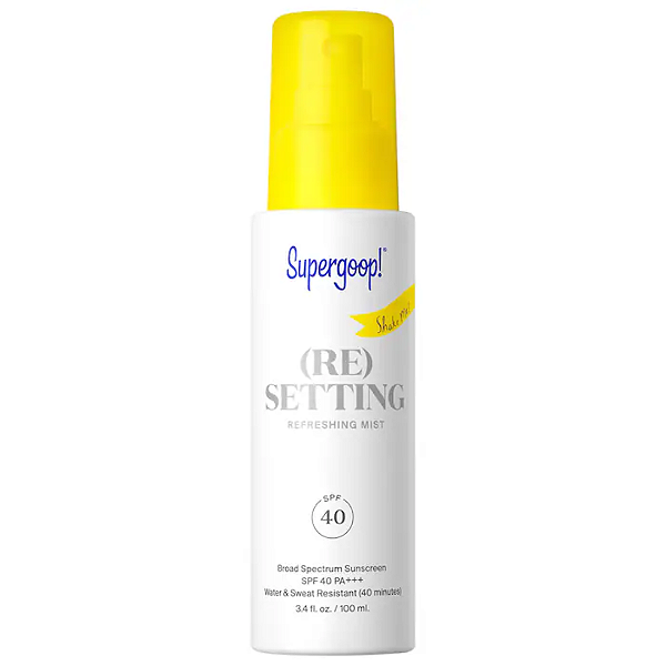 Spray Fixador com Proteção Solar Supergoop! (Re) Setting Refreshing Mist SPF 40 100ml