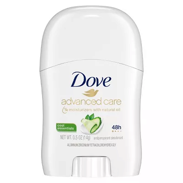 Mini Desodorante Dove Beauty Advanced Care 48-Hour Cool Essentials Antiperspirant & Deodorant Stick 14g