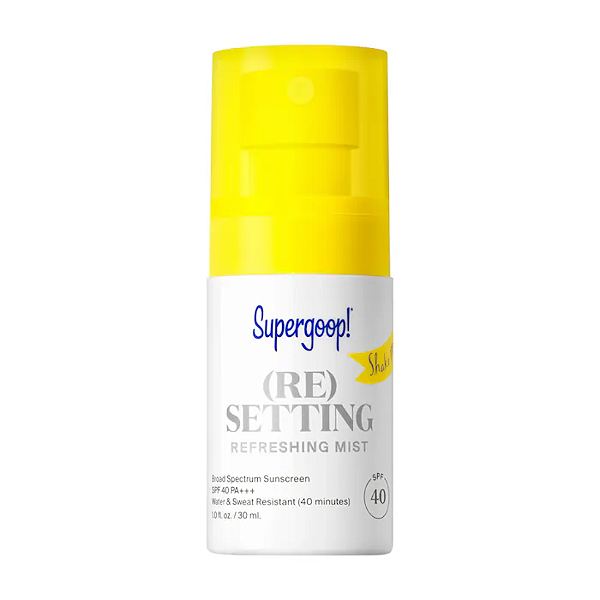 Mini Spray Fixador com Proteção Solar Supergoop! (Re) Setting Refreshing Mist SPF 40 30ml
