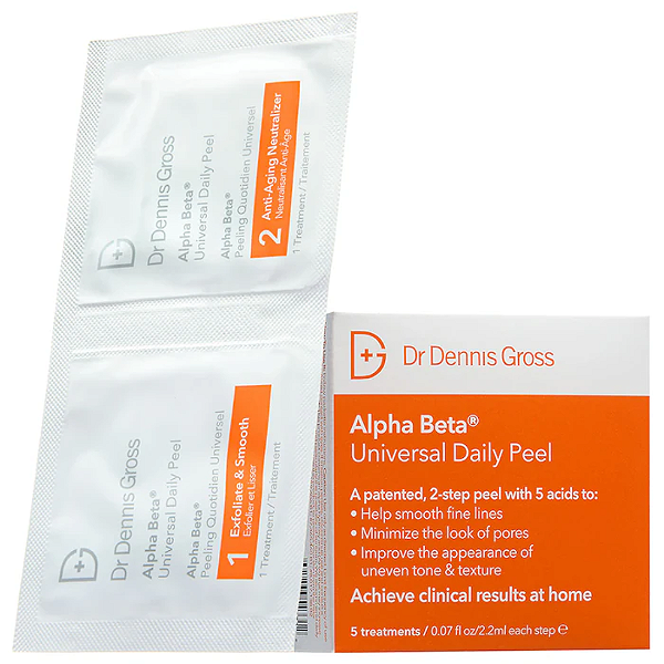 Pads Esfoliantes Químicos Dr. Dennis Gross Mini Alpha Beta Universal Daily Peel Pads | 5 Pads