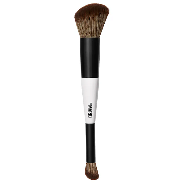 Pincel Duplo Olhos e Face Makeup By Mario F1 Dual-Ended Contour and Blush Brush