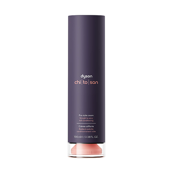 Creme Pré-Modelador Dyson Hair Care Chitosan Pre-style cream Straight to Wavy Rich Conditioning