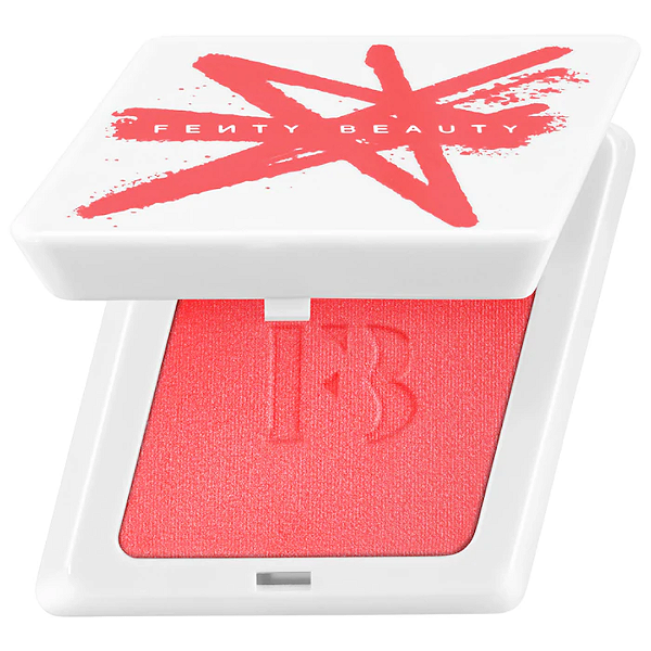 Blush Fenty Beauty Cheeks Suede Waterproof Powder Matte Blush | Cor: Lolly Poppy