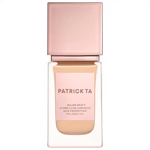 Base Líquida Patrick Ta Major Skin Hydra-Luxe Luminous Skin Perfecting Foundation For Natural Glow | Cor: 8 Golden