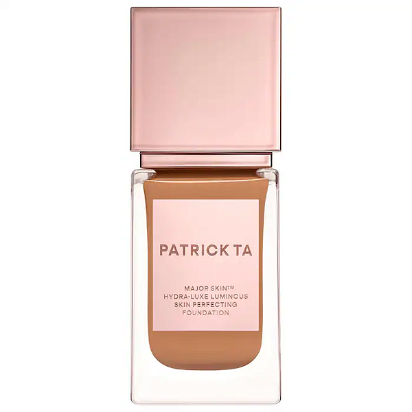 Base Líquida Patrick Ta Major Skin Hydra-Luxe Luminous Skin Perfecting Foundation For Natural Glow | Cor: 16 Peachy Neutral