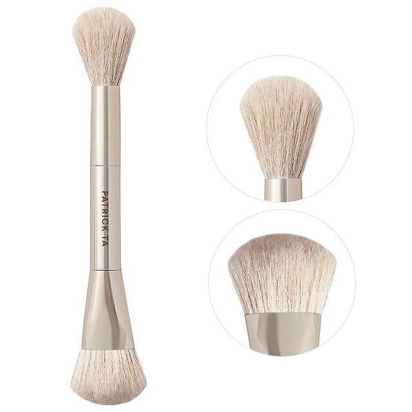 Pincel Duplo para Blush Patrick Ta Dual Ended Precision Blush Brush