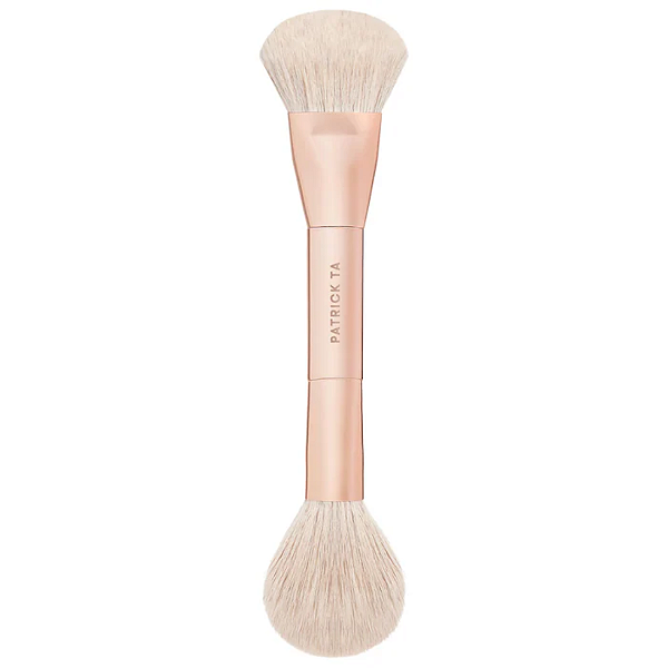 Pincel Duplo para Blush e Pó Patrick Ta Dual Ended Blush Brush