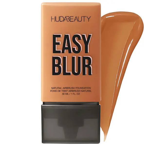 Base Líquida Huda Beauty Easy Blur Natural Airbrush Foundation with Niacinamide | Cor: 455R Peanut Butter