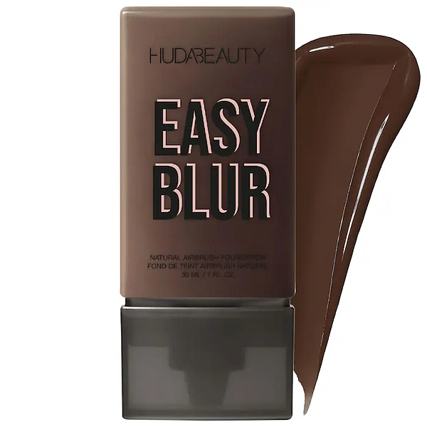 Base Líquida Huda Beauty Easy Blur Natural Airbrush Foundation with Niacinamide | Cor: 600N Espresso