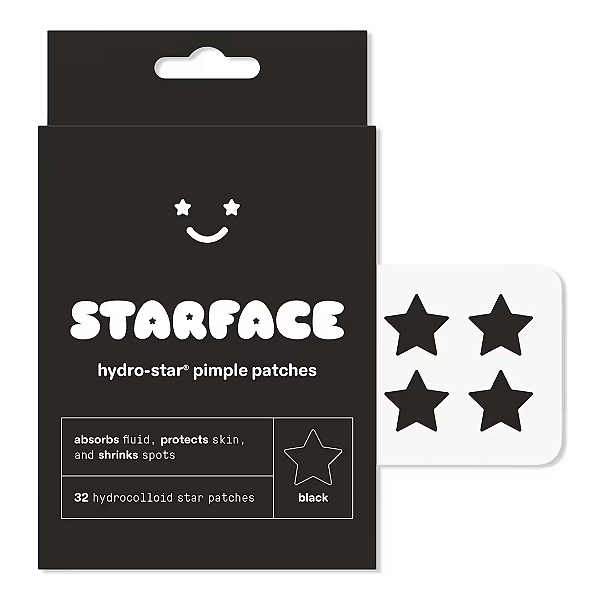 Refil Adesivo Hidrocolóide Starface Hydro-star refill 32 Hydrocolloid Patches | Black Star