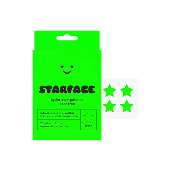 Refil Adesivo Hidrocolóide Starface Hydro-star refill 32 Hydrocolloid Patches | Tea Tree - Green
