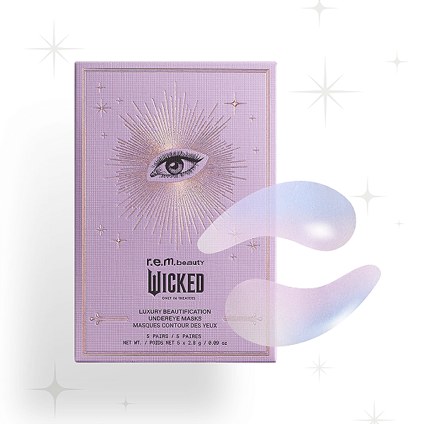 Máscara Para Os Olhos R.e.m Beauty X Wicked Luxury Beautification Undereye Masks | EDIÇÃO LIMITADA