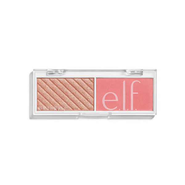 Mini Duo de Blush e Iluminador E.l.f Bite-Size Face Duo | Cor: Guava