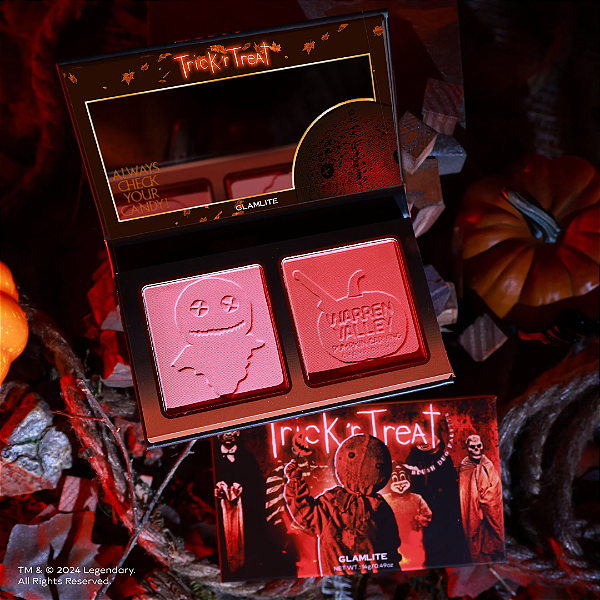 Duo de Blush Glamlite X Trick'r Treat Blush Duo | EDIÇÃO LIMITADA