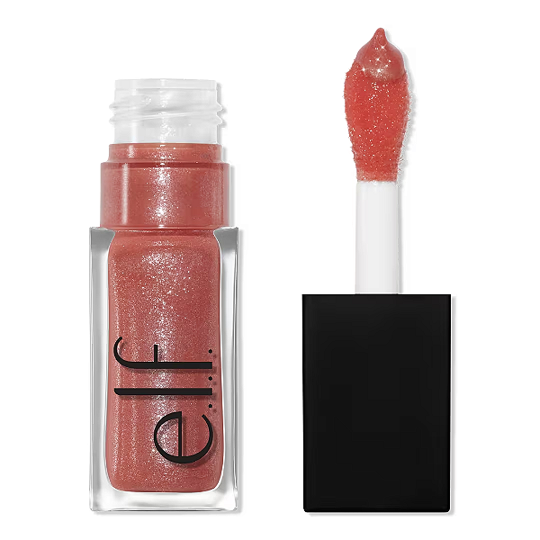 Gloss Labial com Glitter E.l.f Glow Reviver Lip Oil Glimmer | Cor: Princess Cut