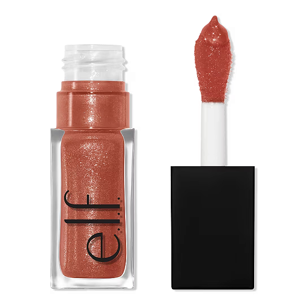 Gloss Labial com Glitter E.l.f Glow Reviver Lip Oil Glimmer | Cor: Super Neutral