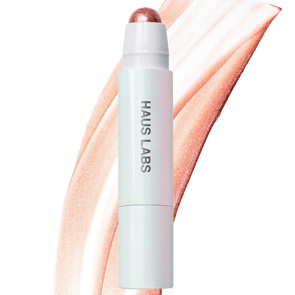 Iluminador em Bastão Haus Labs Bio-Radiant Glassy Balm Highlighter Stick | Cor: Glassy Topaz