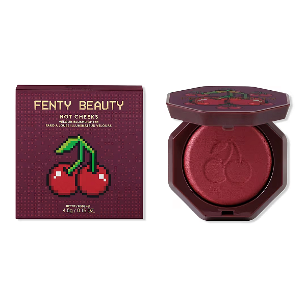 Blush Cremoso Fenty Beauty Hot Cheeks Velour Blushlighter | Cor: Cherry Pop