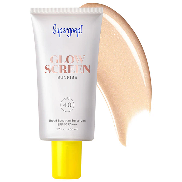 Protetor Solar Supergoop! Glowscreen SPF 40 Sunscreen with Hyaluronic Acid + Niacinamide 50ml | Cor: Sunrise