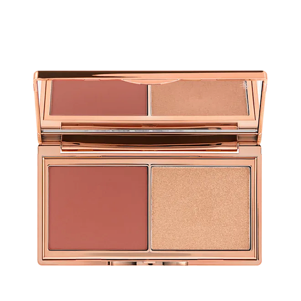 Mini Paleta de Blush e Iluminador Charlotte Tilbury Mini Hollywood Blush & Glow Palette | Cor: Tan To Deep