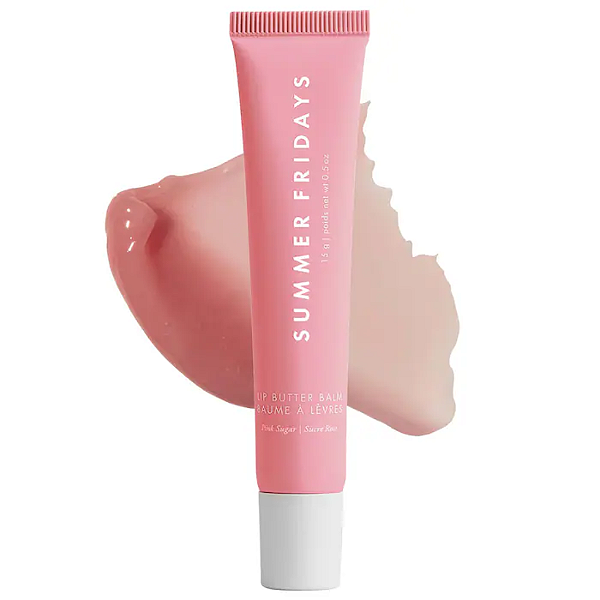 Lip Balm Summer Fridays Lip Butter Balm for Hydration & Shine | Cor: Pink Sugar