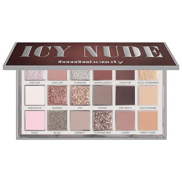 Paleta de Sombras Huda Beauty Icy Nude Eyeshadow Palette - Edição Limitada