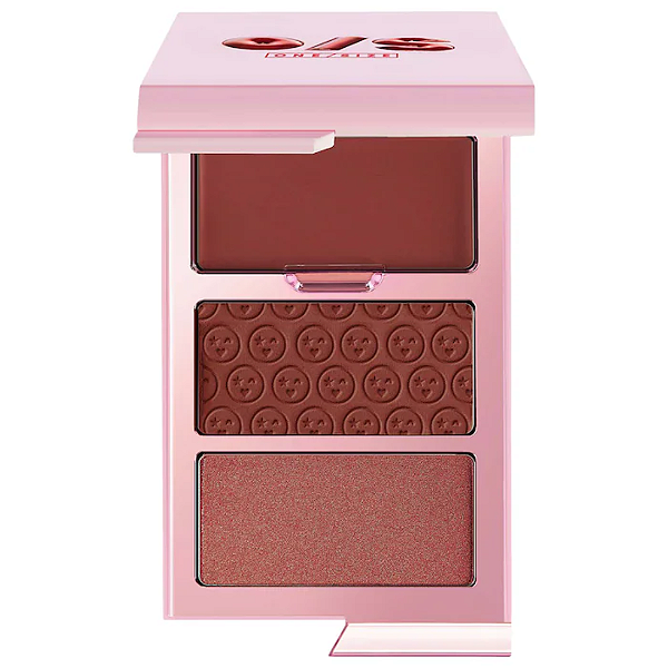 Blush ONE/SIZE Cheek Clapper 3D Blush Trio Palette | Cor: Rich Betch