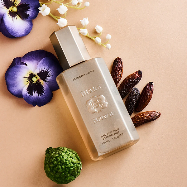 Fragrância Capilar e Corporal Blake Brown Bergamot Woods Hair & Body Refresh Refresh Mist 150ML
