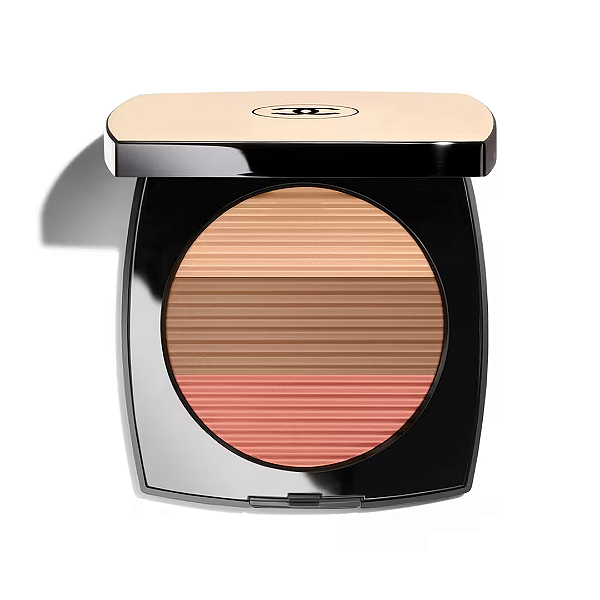 Trio Bush/Contorno/Brozer Chanel LES BEIGES Healthy Glow Sun-Kissed Powder | Cor: Light Coral