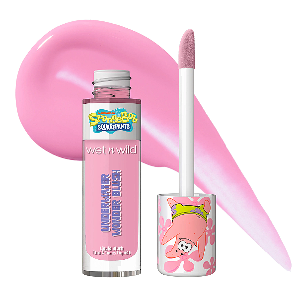 Blush Líquido Bob Esponja Wet N Wild Underwater wonder Liquid Blush | Cor: Rock Star