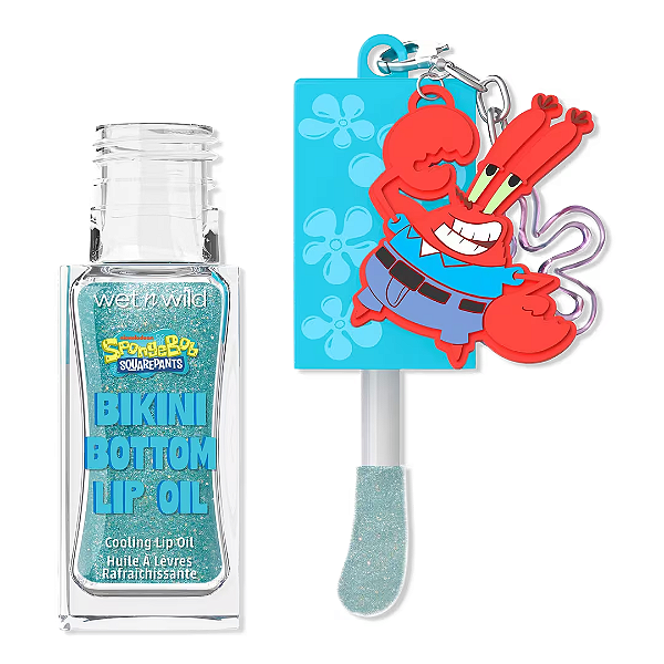 Lip Oil Bob Esponja Wet N Wild SpongeBob SquarePants Bikini Bottom Cooling Lip Oil | Cor: Thar She Blows