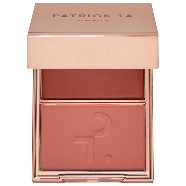 Duo Blush Patrick Ta Major Headlines Double-Take Crème & Powder Blush Duo | Cor: She's Blushing