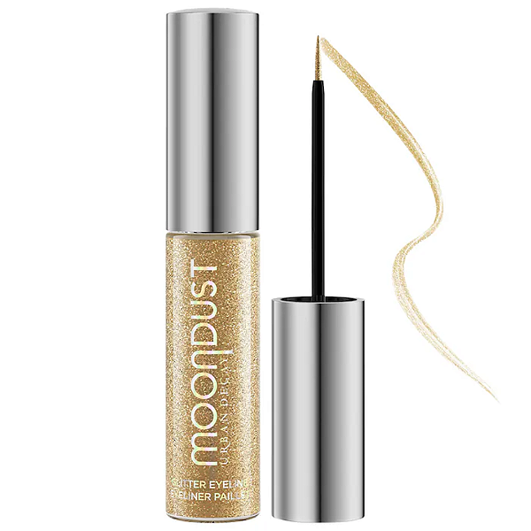 Delineador Líquido com Glitter Urban Decay Moondust Liquid Glitter Eyeliner | Cor: Midnight Cowboy