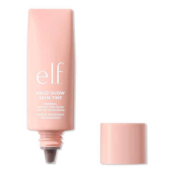 Base E.l.f Halo Glow Skin Tint Mineral SPF 50 | Cor: 18 Rich Neutral