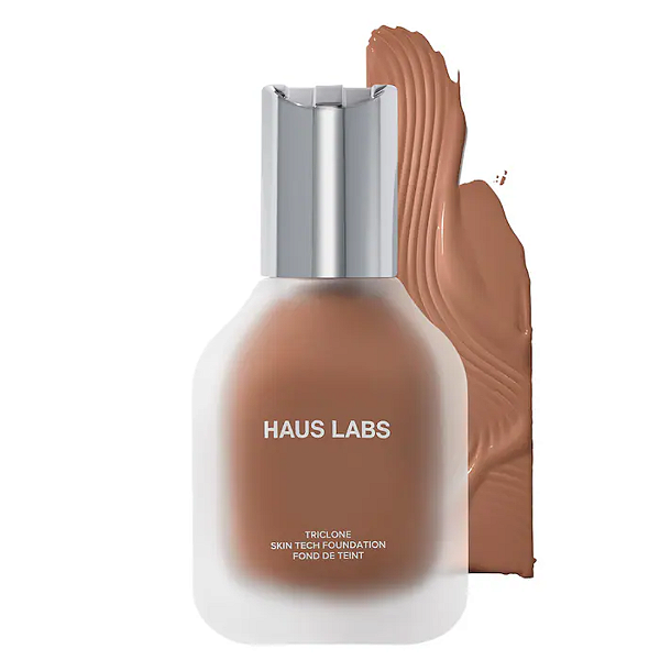 Base Liquida Haus Labs By Lady Gaga Triclone Skin Tech Medium Coverage Foundation with Fermented Arnica | Cor: 400 Medium Deep Warm