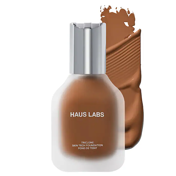 Base Liquida Haus Labs By Lady Gaga Triclone Skin Tech Medium Coverage Foundation with Fermented Arnica | Cor: 450 Medium Deep Warm