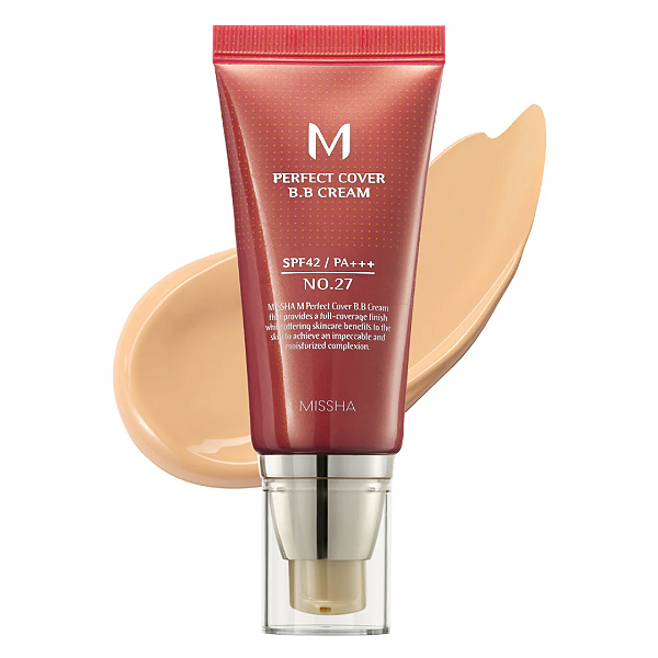 BB Cream MISSHA M Perfect Cover BB Cream SPF 42 PA+++ - 50ML | Cor: #27 Honey Beige