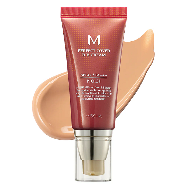 BB Cream MISSHA M Perfect Cover BB Cream SPF 42 PA+++ - 50ML | Cor: #31 Golden Beige