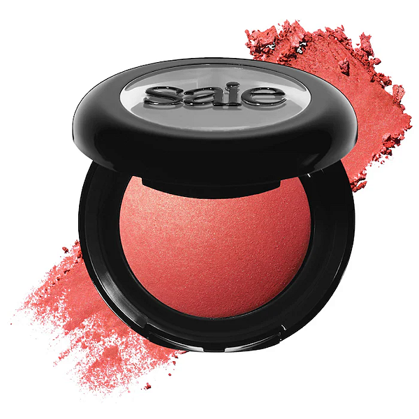 Blush Saie SuperSuede Talc-Free Powder Blush | Cor: Stella - bright coral