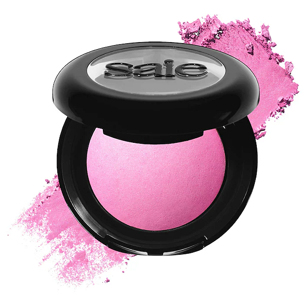 Blush Saie SuperSuede Talc-Free Powder Blush | Cor: Bella - soft cool baby pink
