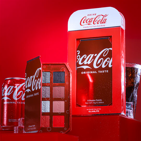 Paleta de Sombras Glamlite Coca-Cola & Glamlite Original Palette | Coca-Cola