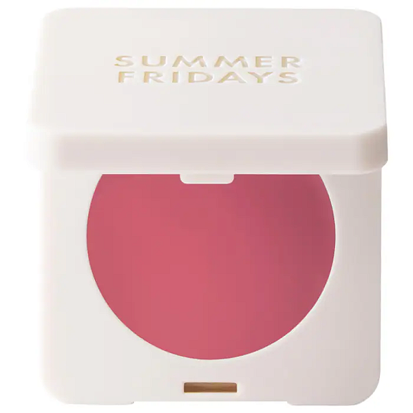 Blush Summer Fridays Blush Butter Balm Hydrating Cream Blush with Peptides | Cor: Sweet Rosé