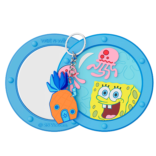Espelho Bob Esponja Wet N Wild Wet N Wild SpongeBob Face Mirror and Keychain Set