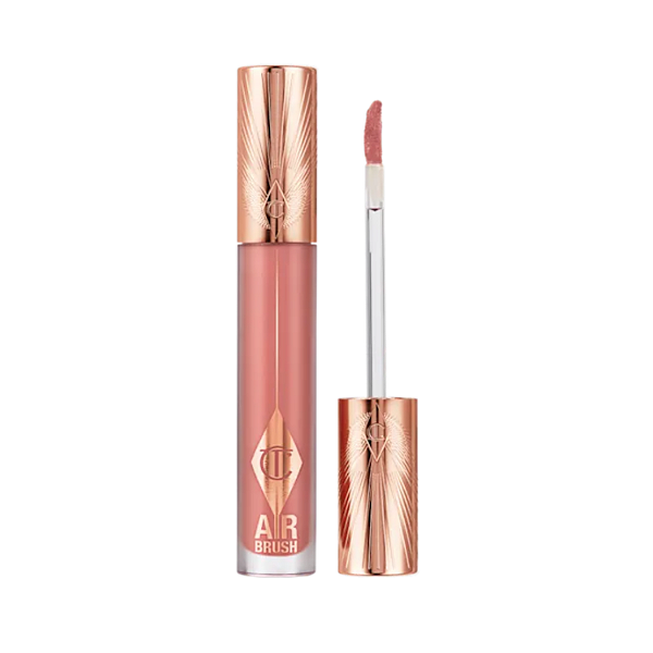 Batom Líquido Charlotte Tilbury Airbrush Flawles Lip Blur | Cor: Pillow Talk Blur