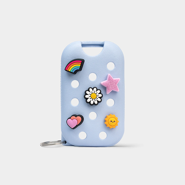 Capinha para Higienizador de Mãos Touchland Crocs x Touchland Hand Mist Case | Cor: Cloudwave Blue