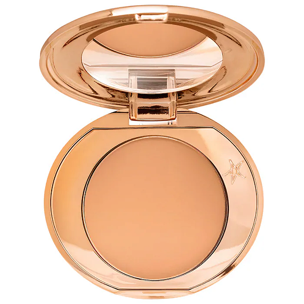 Mini Pó Compacto Charlotte Tilbury Airbrush Flawless Finish Mini Setting Powder | Cor: 3 Tan