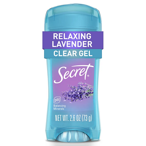 Desodorante em Gel Secret Fresh Clear Gel Relaxing Lavender 73G