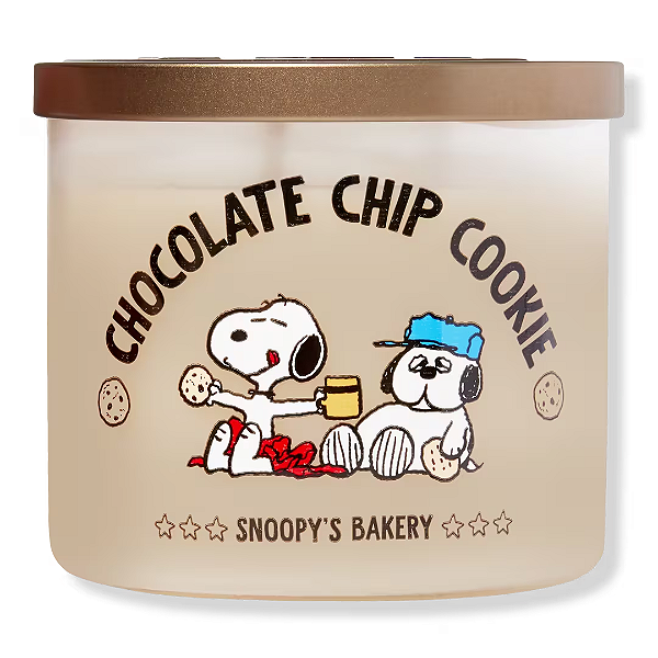 Vela Ulta Beauty Peanuts x UBC Snoopy's Bakery 3-Wick Candle | Edição Limitada